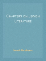 Chapters on Jewish Literature