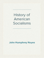 History of American Socialisms