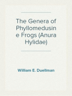 The Genera of Phyllomedusine Frogs (Anura Hylidae)