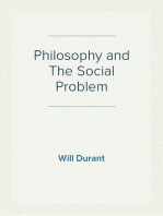 Philosophy and The Social Problem