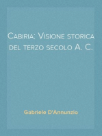 Cabiria: Visione storica del terzo secolo A. C.