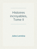 Histoires incroyables, Tome II