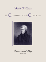 The Constitution in Congress: Democrats and Whigs, 1829-1861