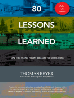 80 Lessons Learned - Volume I - Life Lessons