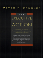 The Executive in Action: Three Drucker Management Books on What to Do and Why and How to Do It