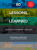 80 Lessons Learned - Volume II - Business Lessons: On the Road from $80,000 to $80,000,000