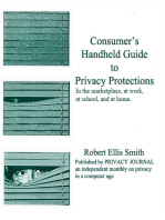 Consumer's Handheld Guide to Privacy Protections