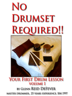 No Drumset Required~Your First Drumset Lessons