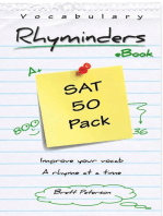 SAT Vocabulary Word Rhyminders