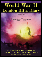 World War ll London Blitz Diary Volume 1