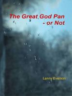 The Great God Pan: Or Not