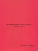 Overcoming Obstacles To Christian Growth