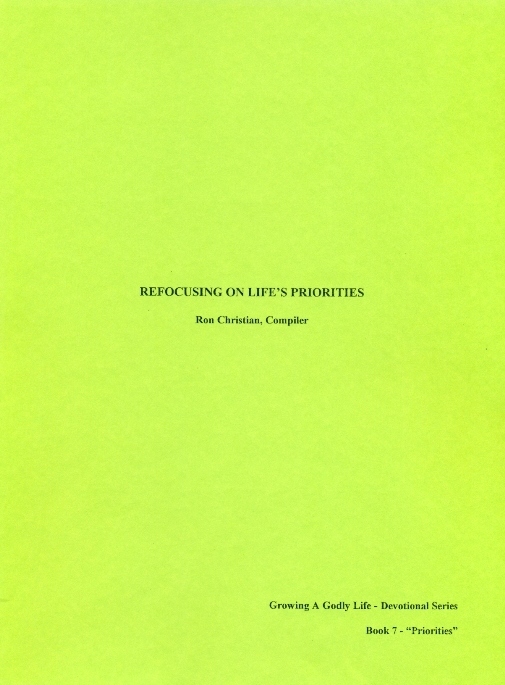 Refocusing On Life's Priorities by Ron Christian (Ebook) - Read free ...