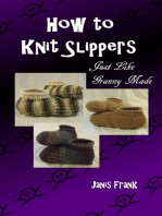 How to Knit Slippers Just like Granny Made