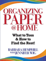 Organizing Paper @ Home