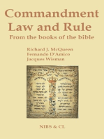 Commandment, Law and Rule: From the books of the Bible