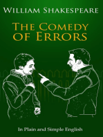 The Comedy of Errors In Plain and Simple English (A Modern Translation and the Original Version)
