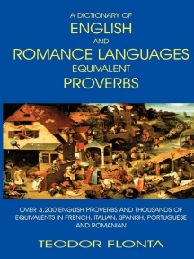 A Dictionary Of English And Romanian Equivalent Proverbs By Teodor Flonta Ebook Scribd