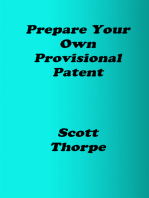 Prepare Your Own Provisional Patent
