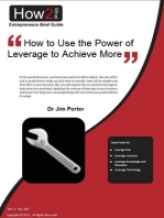 How to Use the Power of Leverage to Achieve More