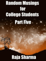 Random Musings for College Students: Part Five