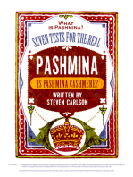 What is Pashmina? Seven Tests for the Real Pashmina