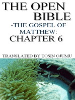 The Open Bible: The Gospel of Matthew: Chapter 6