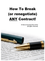 How to Break (or renegotiate) ANY Contract