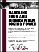 Handling Food and Drinks When Losing Power
