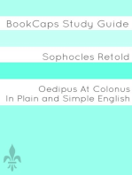 Oedipus At Colonus In Plain and Simple English