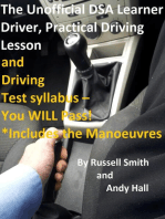 The Unofficial DSA Learner Driver, Practical Driving Lesson and Driving Test Syllabus