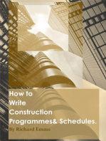 How to Write Construction Programmes & Schedules
