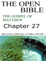 The Open Bible: The Gospel of Matthew: Chapter 27