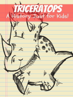Triceratops: A History Just for Kids!
