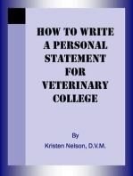 How to Write a Personal Statement for Veterinary College