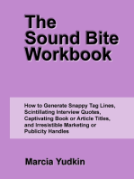 The Sound Bite Workbook
