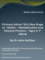 Primary School ‘KS1 (Key Stage 1) - Maths - Multiplication and Division Practice – Ages 5-7’ eBook
