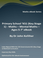 Primary School ‘KS1 (Key Stage 1) Maths – Mental Maths – Ages 5-7’ eBook