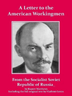 Lenin's Letter to the American Workingmen