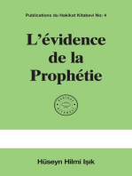 L’évidence de la Prophétie