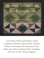 Broken Diamonds Quilt Pattern