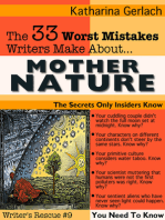The 33 Worst Mistakes Writers Make About Mother Nature