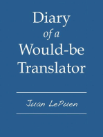 Diary of a Would-be Translator