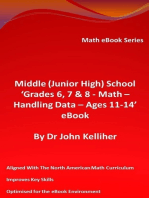 Middle (Junior High) School ‘Grades 6, 7 & 8 – Math – Handling Data – Ages 11-14’ eBook
