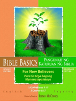 Bible Basics For New Believers: Tagalog and English Languages