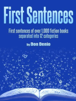 First Sentences