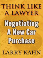 Think Like A Lawyer: Negotiating A New Car Purchase