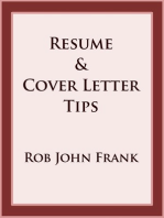 Resume & Cover Letter Tips