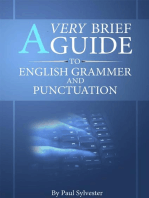 A Very Brief Guide To English Grammar And Punctuation