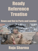 Ready Reference Treatise: Down and Out in Paris and London